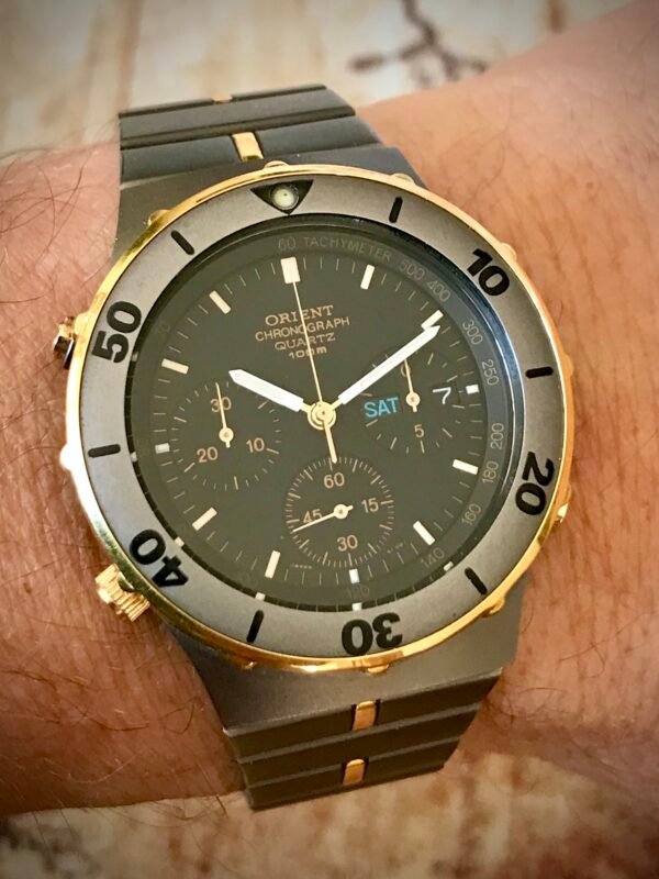 ORIENT (N.O.S) CHRONOGRAPH F. A. BANGLADESH, QUARTZ - TEMPPUS: