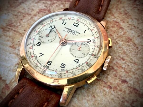 CHRONOGRAPHE SUISSE, ANTIGUO AÑOS 50 - TEMPPUS: