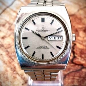 OMEGA CONSTELLATION AUTOM. BISEL ORO BLANCO 18K - TEMPPUS: