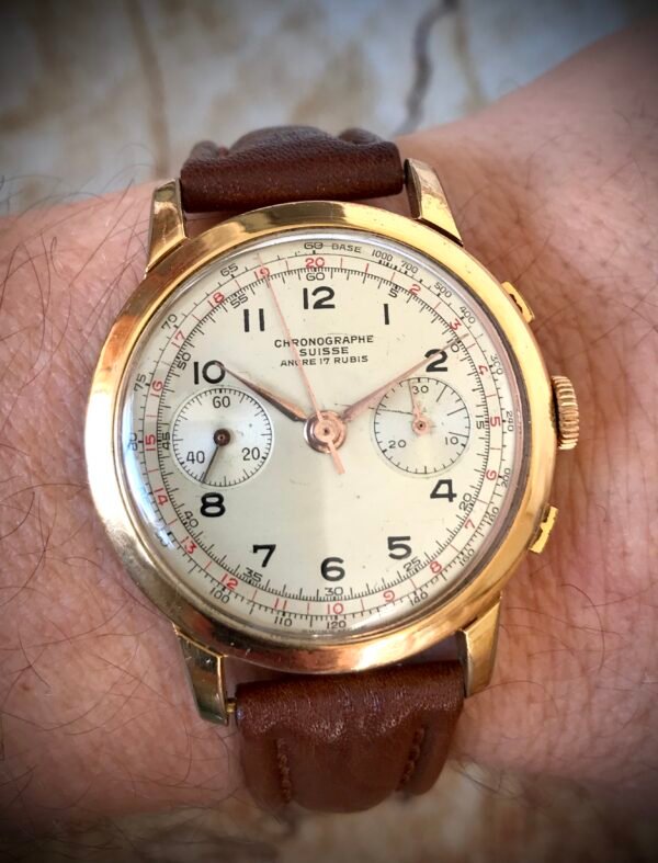 CHRONOGRAPHE SUISSE, ANTIGUO AÑOS 50 - TEMPPUS: