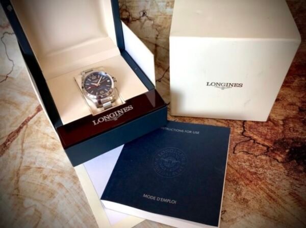 LONGINES CONQUEST GMT AUTOMÁTICO, FULL SET - TEMPPUS: