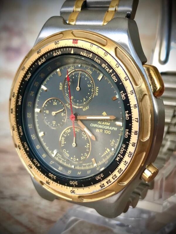 CITIZEN WR 100 CHRONOGRAPH, CUARZO VINTAGE - TEMPPUS: