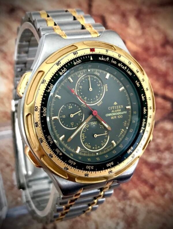 CITIZEN WR 100 CHRONOGRAPH, CUARZO VINTAGE - TEMPPUS: