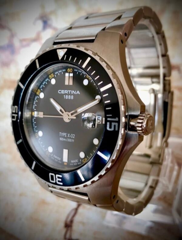 CERTINA 1888 TYPE X-02, DIVER 100 mt - TEMPPUS: