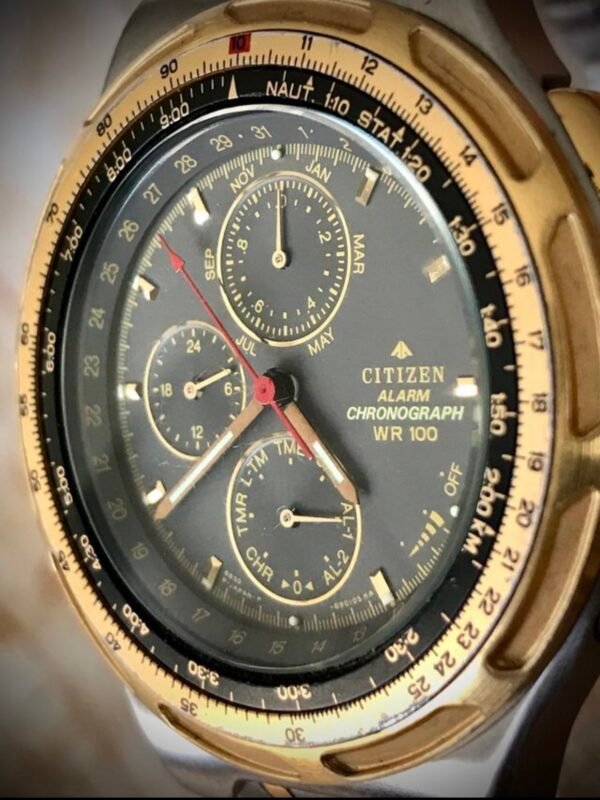 CITIZEN WR 100 CHRONOGRAPH, CUARZO VINTAGE - TEMPPUS: