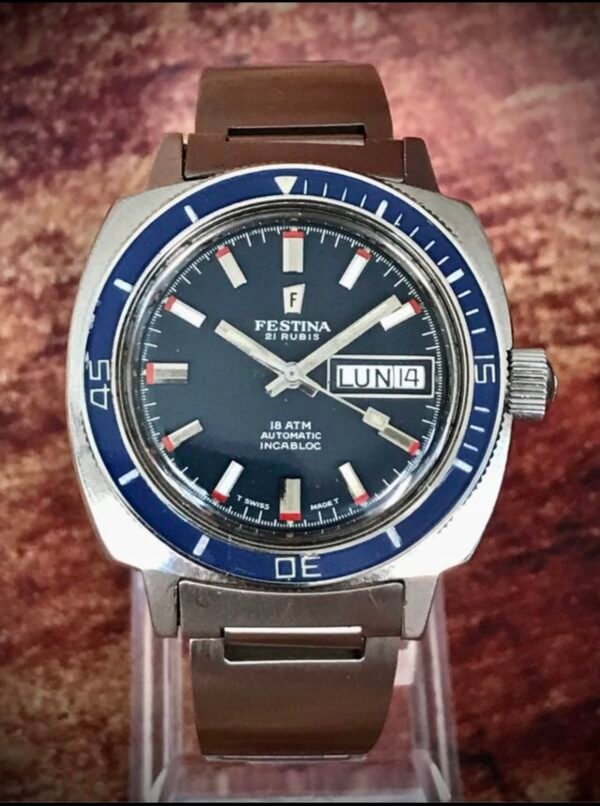 FESTINA 600 FEET 18 ATM, 1169-109 VINTAGE AÑOS 70 - TEMPPUS: