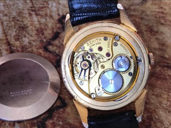 ZENITH CUERDA MANUAL, ANTIGUO AÑOS 50, ORO 20 MICRAS - TEMPPUS: