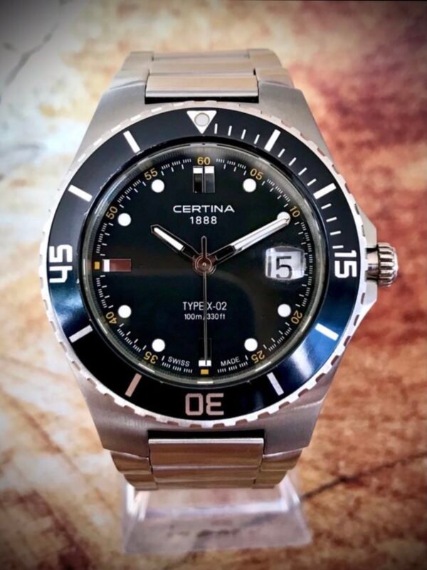 CERTINA 1888 TYPE X-02, DIVER 100 mt - TEMPPUS: