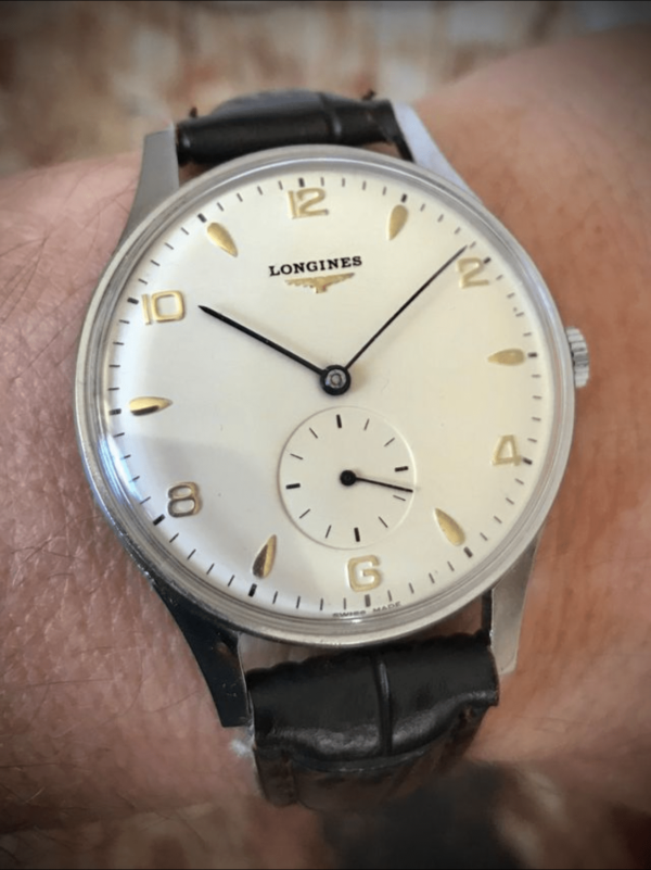 LONGINES CUERDA MANUAL, ANTIGUO AÑOS 50, ACERO - TEMPPUS: