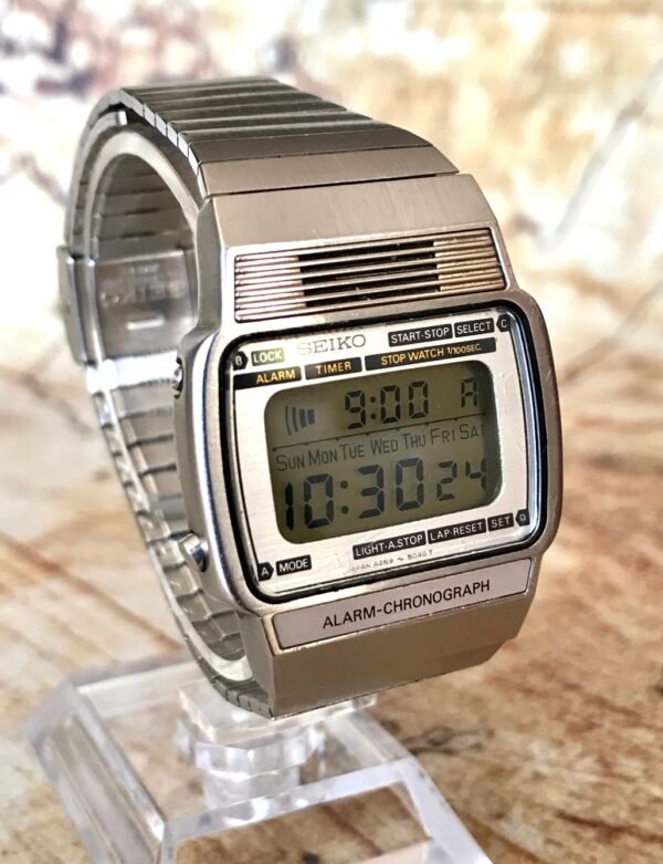 SEIKO CRONÓGRAFO ALARMA, A259-5040T, VINTAGE - TEMPPUS: