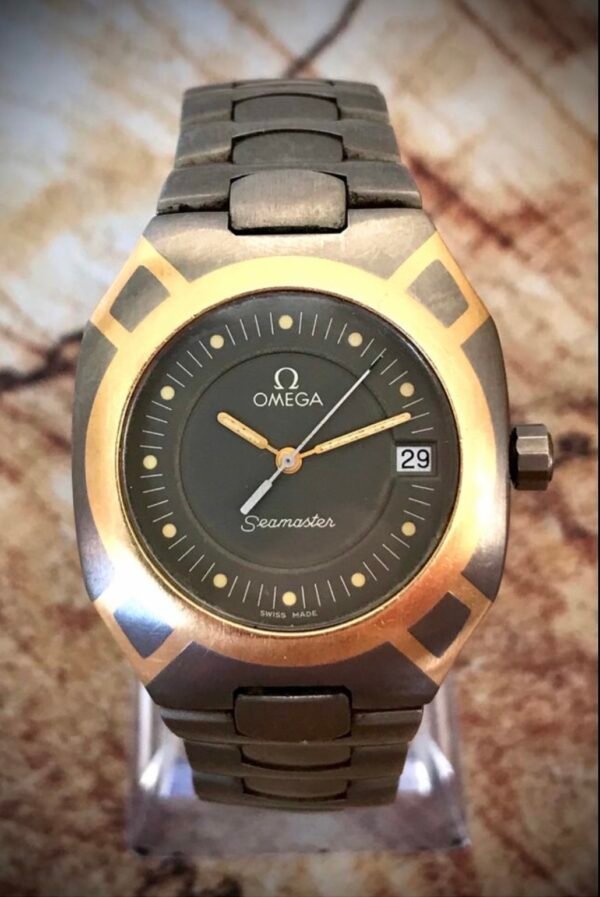 OMEGA SEAMASTER POLARIS, TITANIO Y ORO 18K, CUARZO - TEMPPUS: