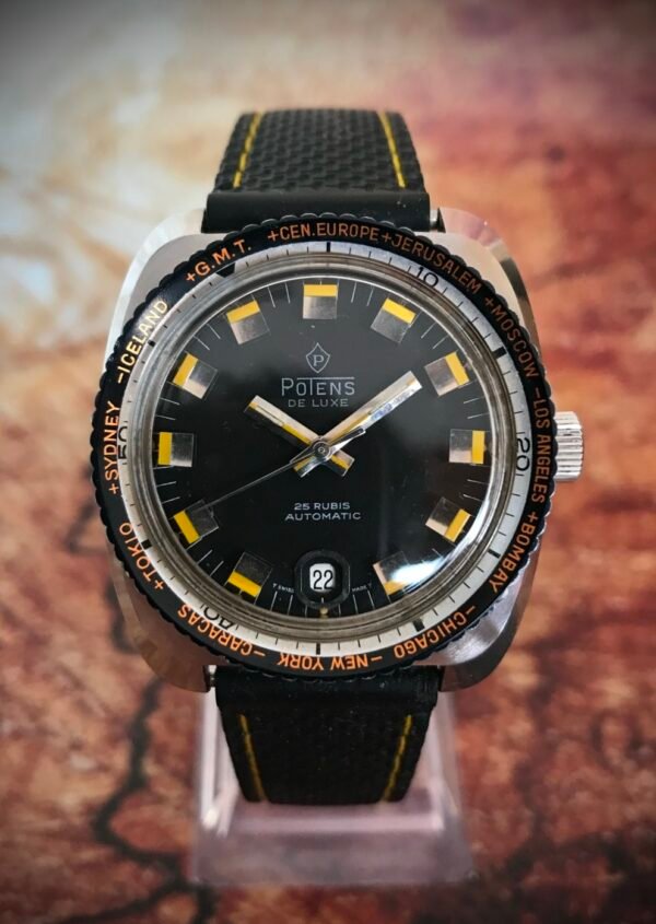 POTENS "DE LUXE", AUTOMATIC DIVER, VINTAGE