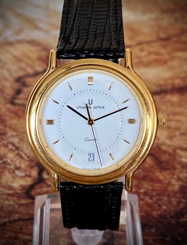 UNIVERSAL GENEVE QUARTZ, VINTAGE AÑOS 80 - TEMPPUS: