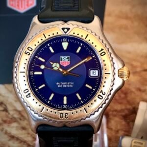 TAG HEUER DIVER,S 200 mt. AUTOMÁTICO, BISEL ORO 18K - TEMPPUS: