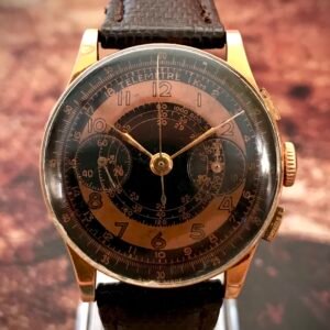 CHRONOGRAPHE SUISSE ORO 18K, LANDERON AÑOS 40 - TEMPPUS: CHRCH