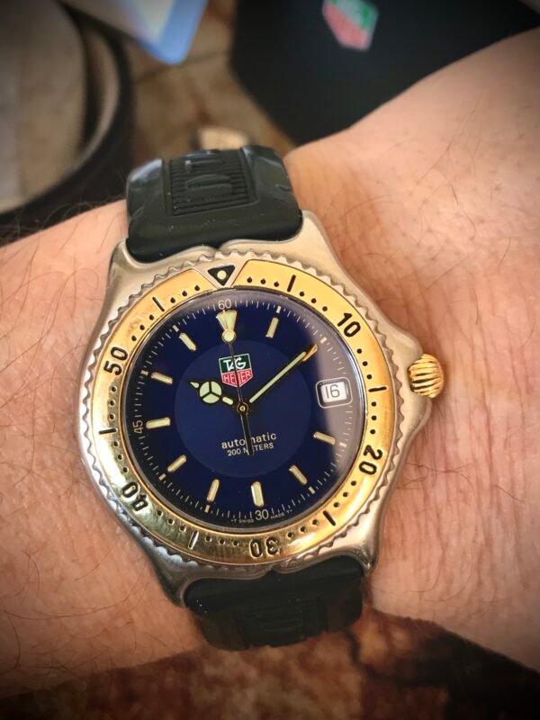 TAG HEUER DIVER,S 200 mt. AUTOMÁTICO, BISEL ORO 18K - TEMPPUS: