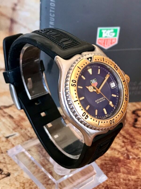 TAG HEUER DIVER,S 200 mt. AUTOMÁTICO, BISEL ORO 18K - TEMPPUS: