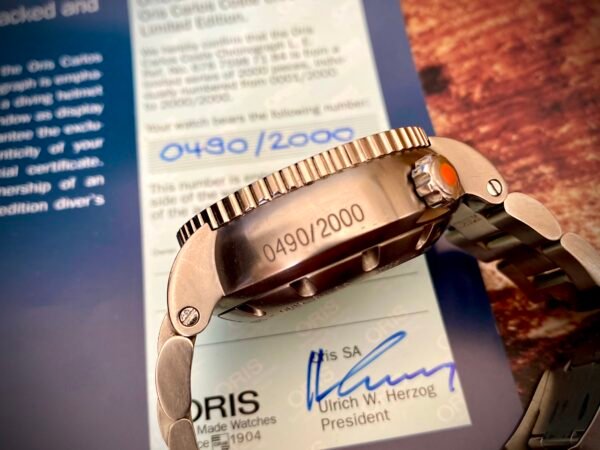 ORIS CARLOS COSTE LIMITED EDITION 0490/2000 AUT. - Image 8