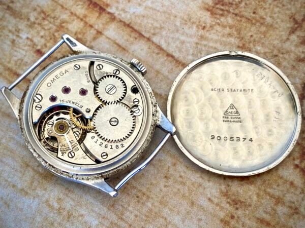 OMEGA MILITAR, ANTIGUO AÑO 1934. CUERDA MANUAL - TEMPPUS: