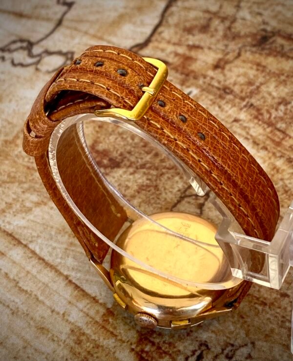 CHRONOGRAPHE SUISSE ORO 18K, LANDERON, AÑOS 40 - TEMPPUS: