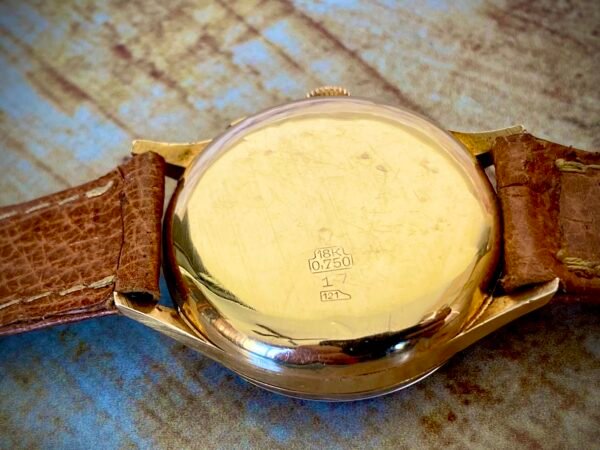 CHRONOGRAPHE SUISSE ORO 18K, LANDERON, AÑOS 40 - TEMPPUS: