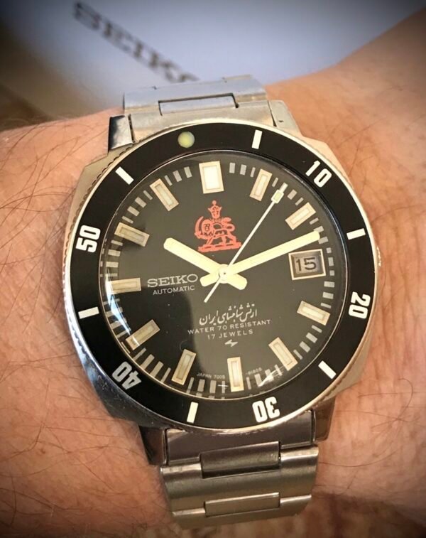 ¡RAREZA! SEIKO 7005-8140 EJÉRCITO IRANÍ, (New Old Stock) - TEMPPUS: