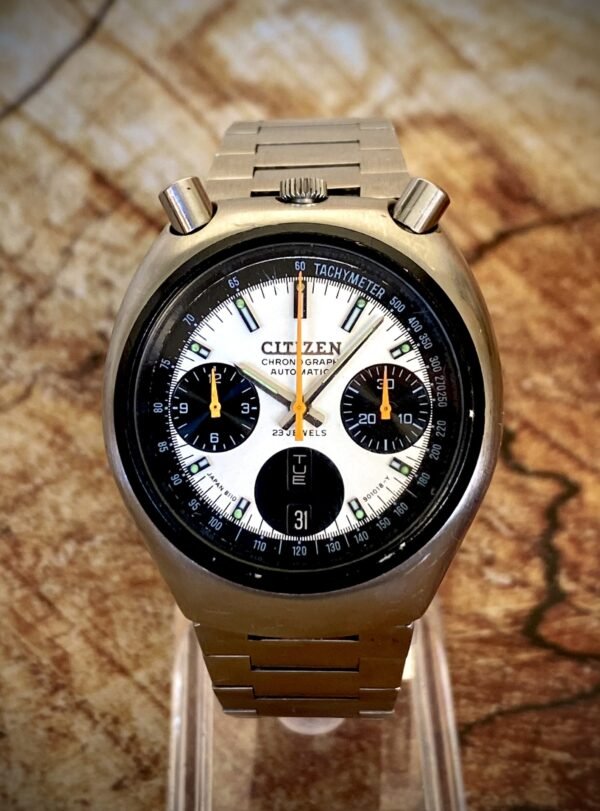 CITIZEN BULLHEAD 67-9011 CHRONOGRAPH, VINTAGE 70s - TEMPPUS: