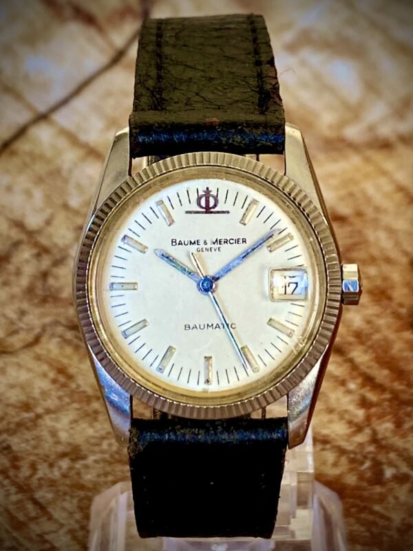 BAUME & MERCIER BAUMATIC, BISEL ORO BLANCO 18K - TEMPPUS: