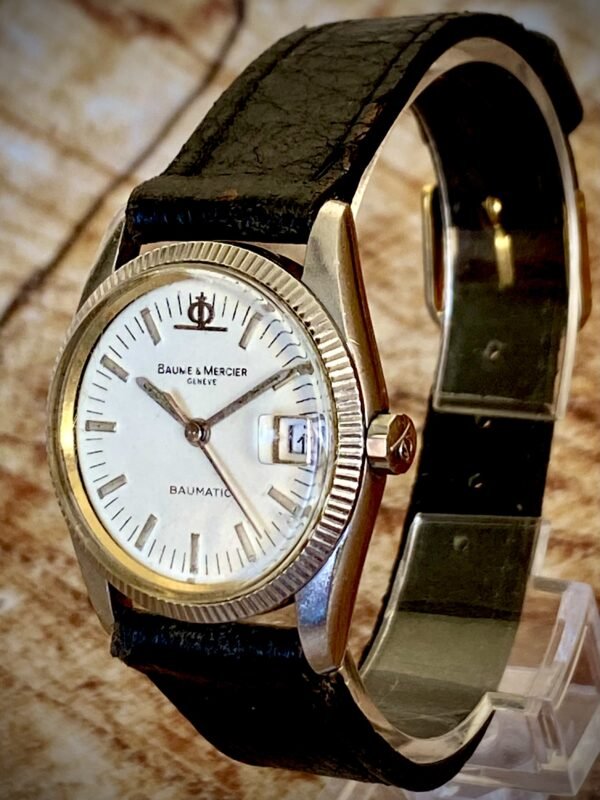 BAUME & MERCIER BAUMATIC, BISEL ORO BLANCO 18K - TEMPPUS: