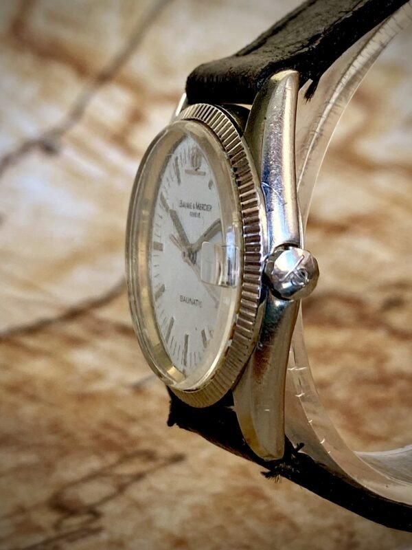 BAUME & MERCIER BAUMATIC, BISEL ORO BLANCO 18K - TEMPPUS: