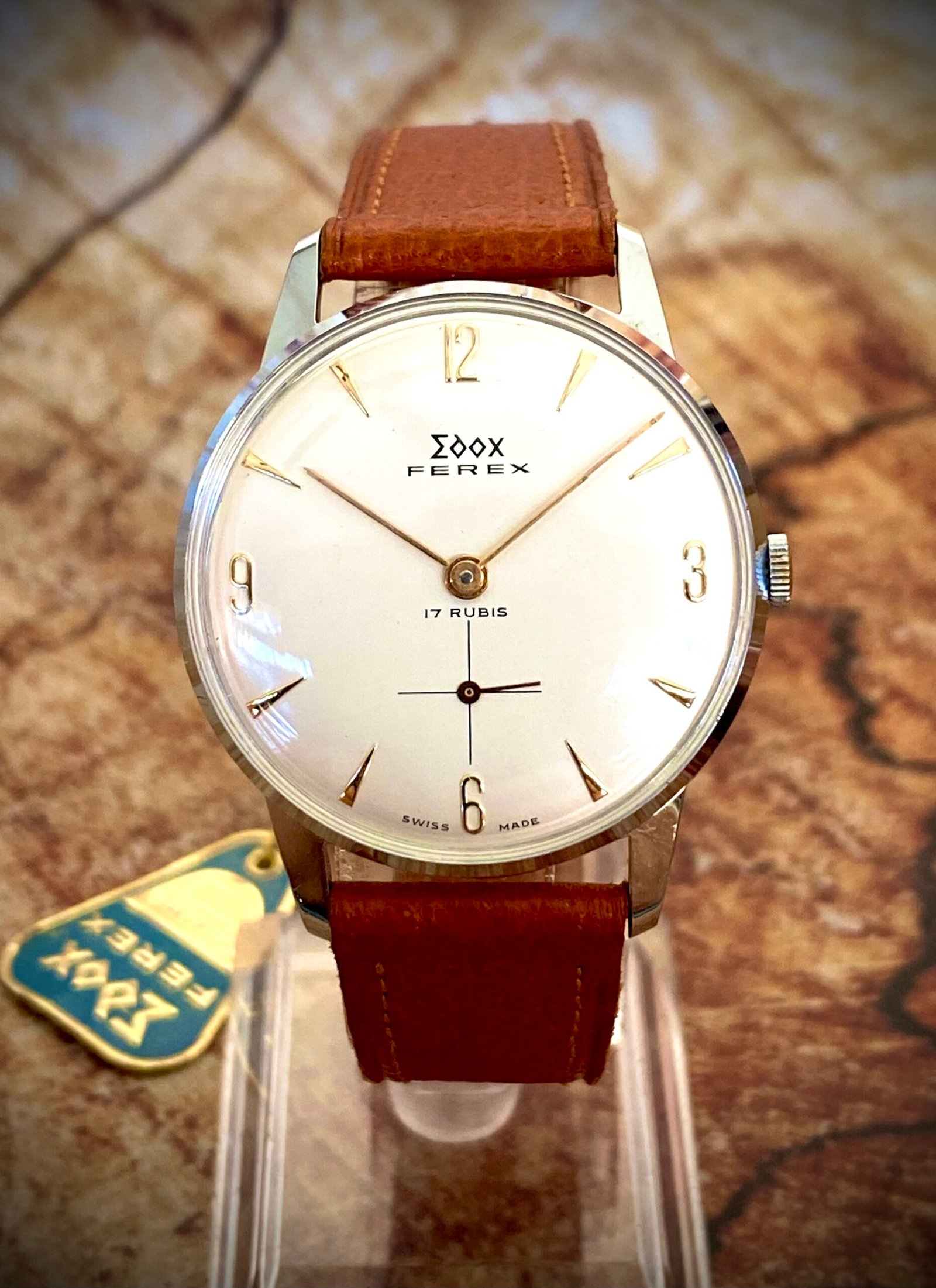 EDOX FEREX N.O.S. (New Old Stock), ANTIGUO AÑOS 50 - TEMPPUS: