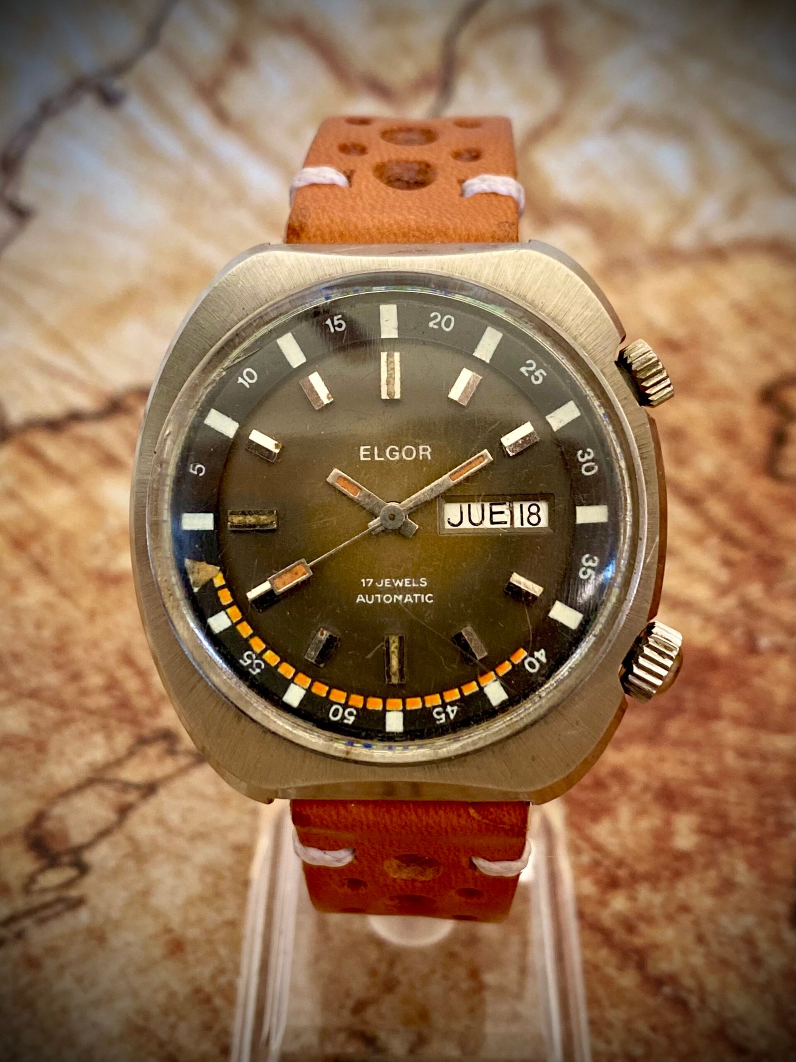 ELGOR (Suiza) AUTOMÁTICO, VINTAGE AÑOS 60 - TEMPPUS: