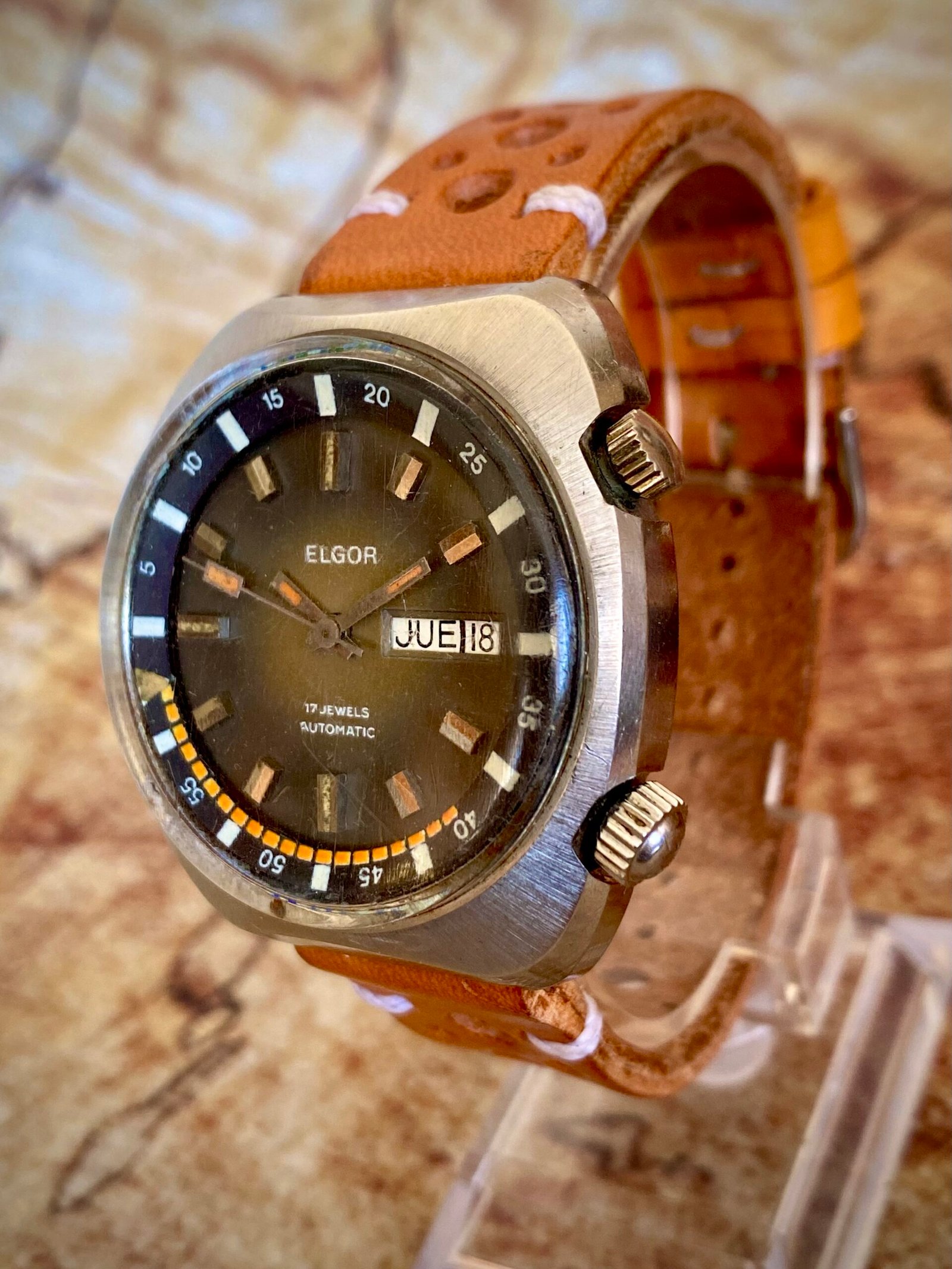 ELGOR (Suiza) AUTOMÁTICO, VINTAGE AÑOS 60 - TEMPPUS: