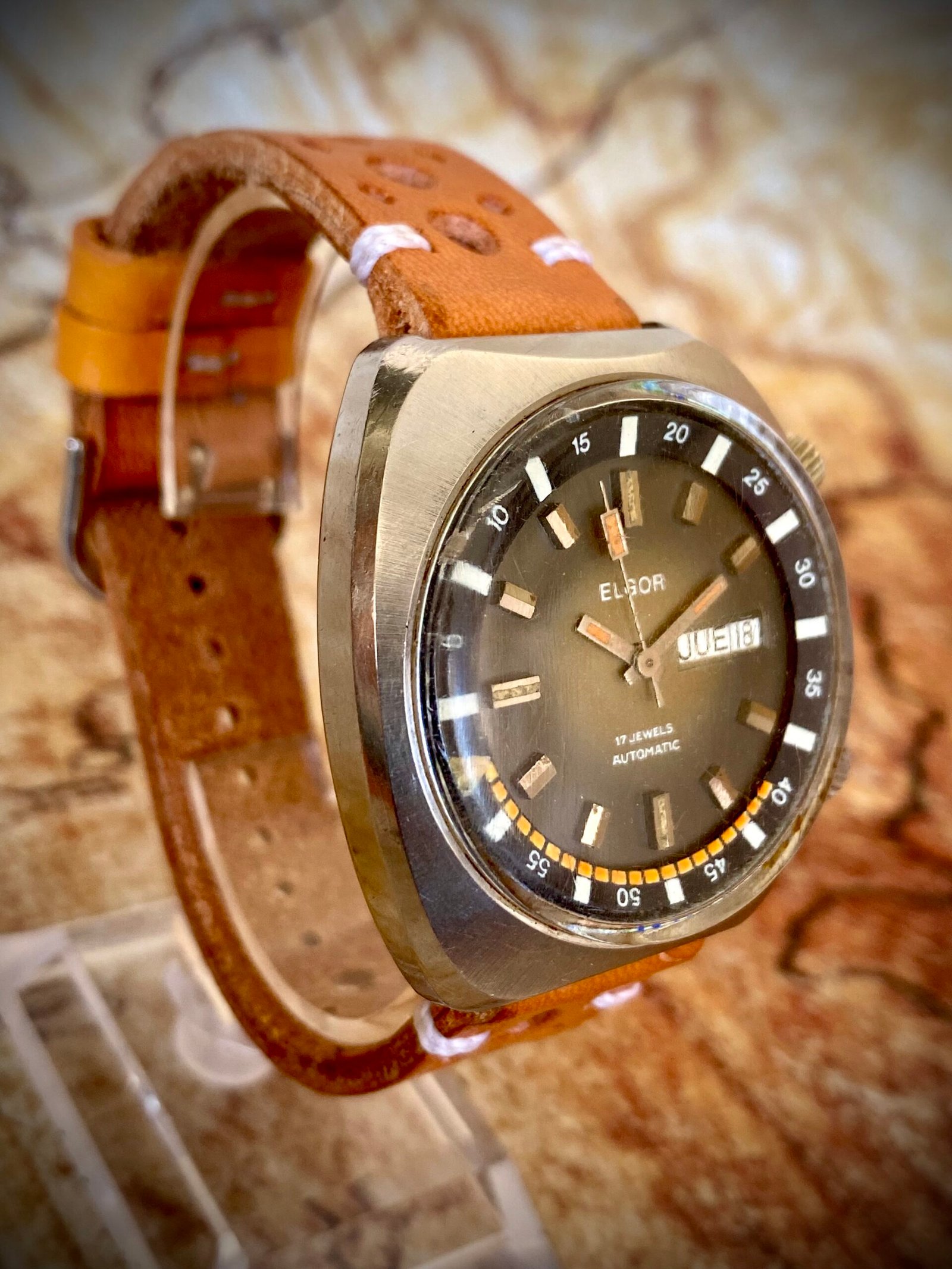 ELGOR (Suiza) AUTOMÁTICO, VINTAGE AÑOS 60 - TEMPPUS: