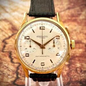 ROSEGWATCH CRONÓGRAFO ORO 18K, PRINCIPIO AÑOS 50 - TEMPPUS: