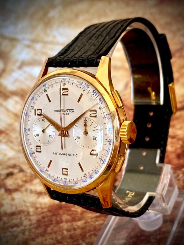 ROSEGWATCH CRONÓGRAFO ORO 18K, PRINCIPIO AÑOS 50 - TEMPPUS: