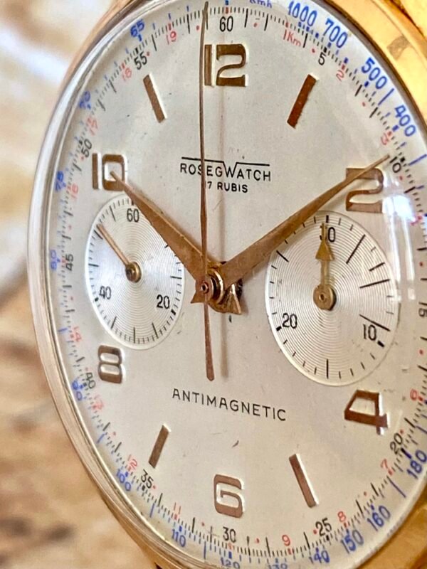 ROSEGWATCH CRONÓGRAFO ORO 18K, PRINCIPIO AÑOS 50 - TEMPPUS: