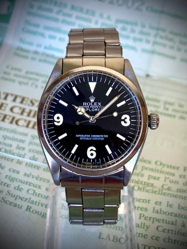 ROLEX EXPLORER 1002 CON DOCUMENTACIÓN, AÑO 1981 - TEMPPUS: