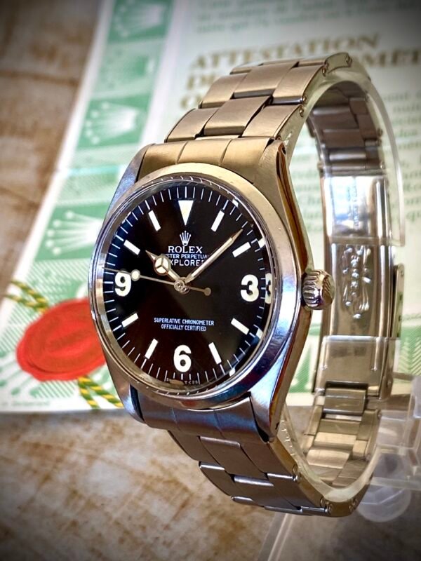 ROLEX EXPLORER 1002 CON DOCUMENTACIÓN, AÑO 1981 - TEMPPUS:
