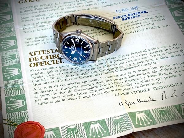 ROLEX EXPLORER 1002 CON DOCUMENTACIÓN, AÑO 1981 - TEMPPUS: