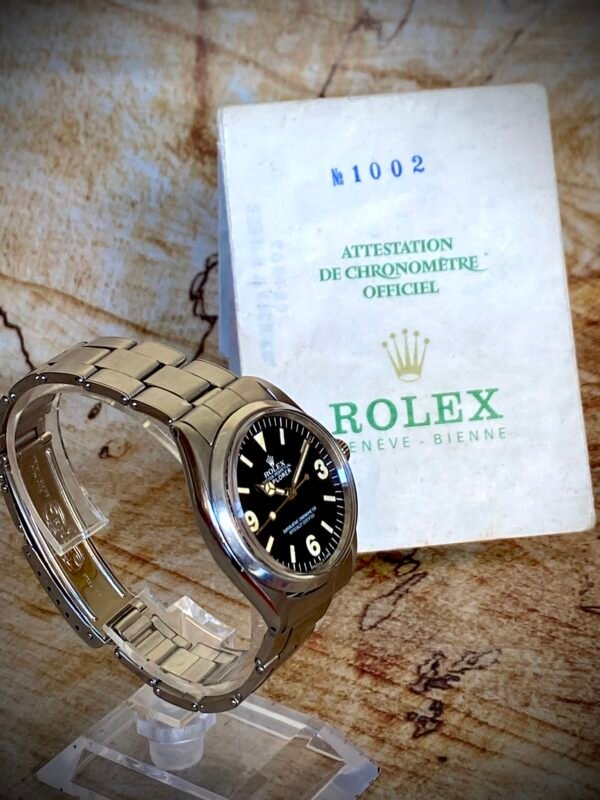 ROLEX EXPLORER 1002 CON DOCUMENTACIÓN, AÑO 1981 - TEMPPUS: