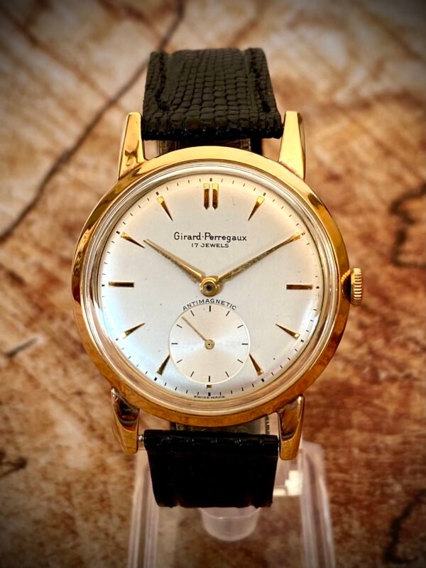 GIRARD PERREGAUX ORO 18 QUILATES, ANTIGUO AÑOS 50 - TEMPPUS: