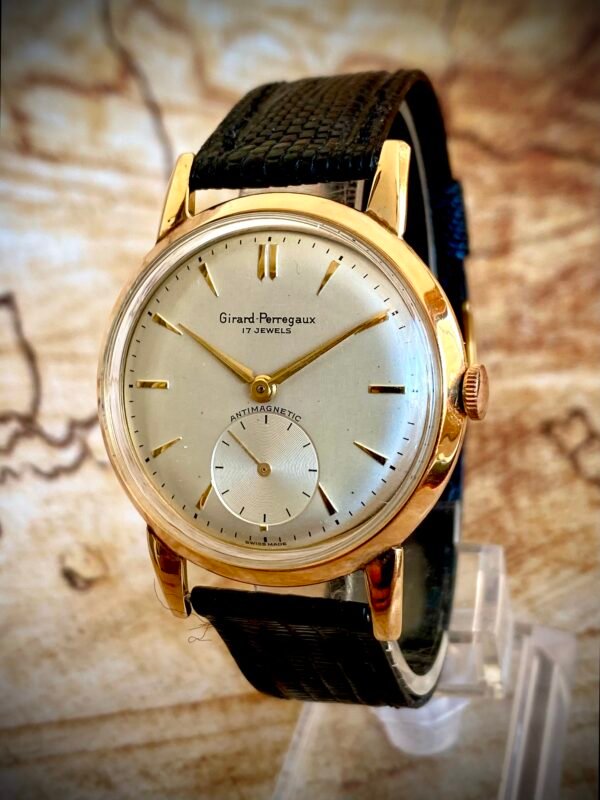 GIRARD PERREGAUX ORO 18 QUILATES, ANTIGUO AÑOS 50 - TEMPPUS:
