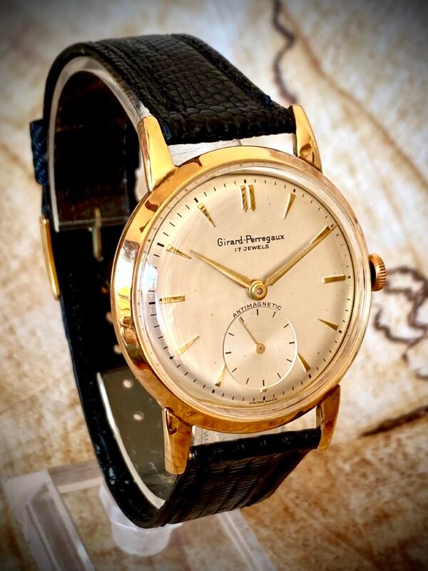 GIRARD PERREGAUX ORO 18 QUILATES, ANTIGUO AÑOS 50 - TEMPPUS: