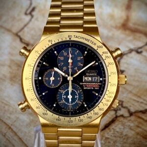 SEIKO SPORTS 150 CHRONOGRAPH QUARTZ, "NEW OLD STOCK"