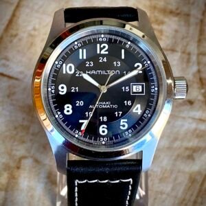 HAMILTON KHAKI AUTOMATICO, ESFERA NEGRA