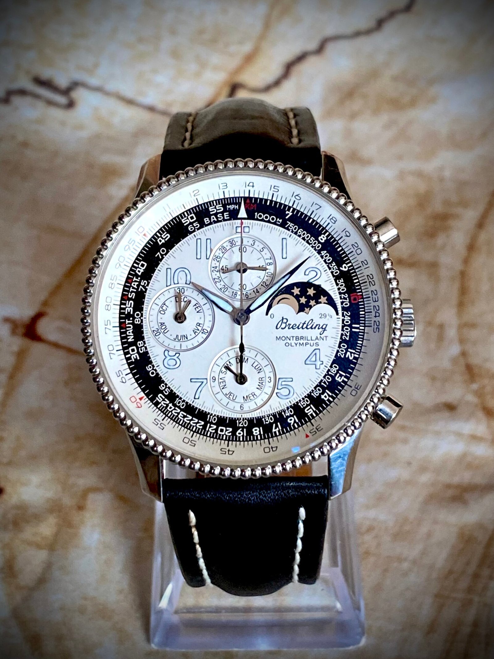 BREITLING NAVITIMER MONTBRILLANT OLYMPUS, FASE LUNAR