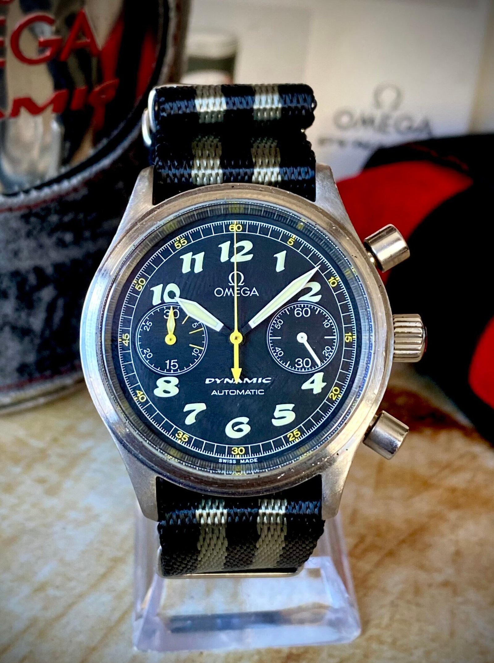 OMEGA DYNAMIC CHRONOGRAPH AUT. FULL SET