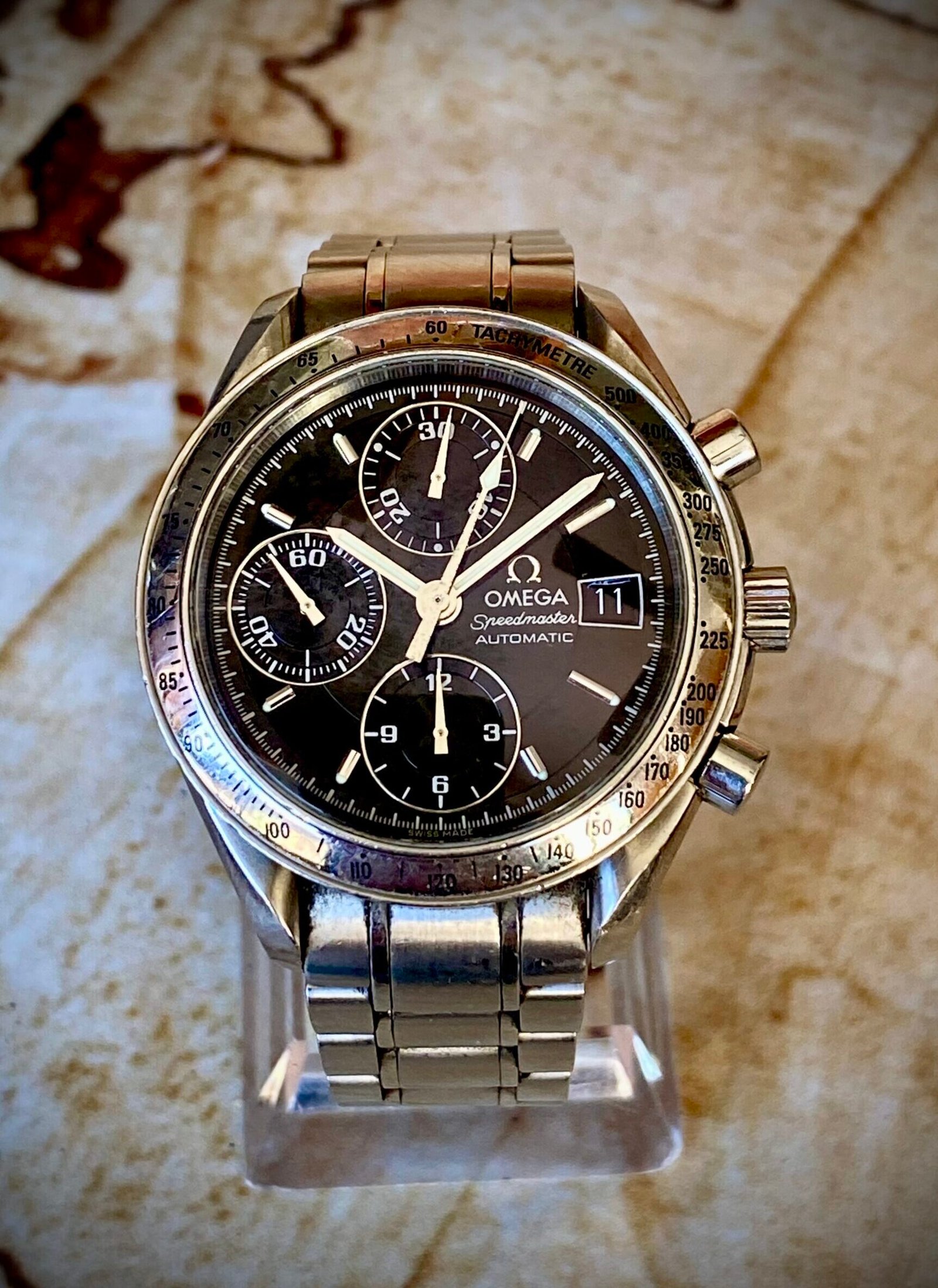 OMEGA SPEEDMASTER CHRONOGRAPH "REDUCED", AUT.