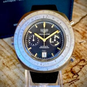HEUER CALCULATOR CHRONOGRAPH CALIBRE BUREN 12